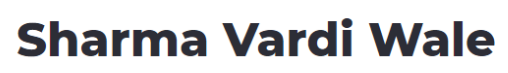 Sharma Vardi Wale - Krishna Nagar - Delhi