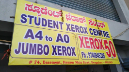 Student Xerox Centre - Hennur Main Road - Bengaluru