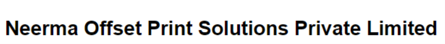 Neerma Offset Print Solutions Private Limited - Koramangala - Bengaluru