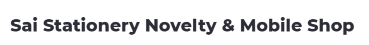 Sai Stationery Novelty & Mobile Shop - Jahangirpura - Surat