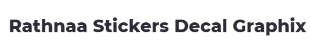 Rathnaa Stickers Decal Graphix - Porur - Chennai