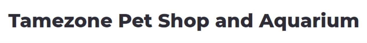 Tamezone Pet Shop And Aquarium - Airoli - Navi Mumbai