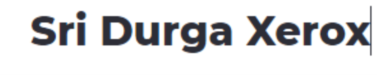 Sri Durga Xerox - Cubbonpet - Bengaluru