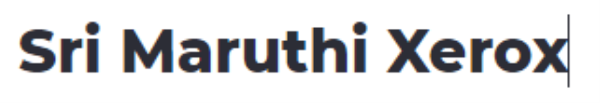 Sri Maruthi Xerox - Bagalagunte - Bengaluru