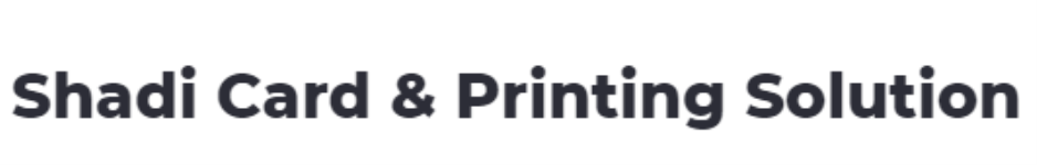 Shadi Card - Shakarpur - Delhi