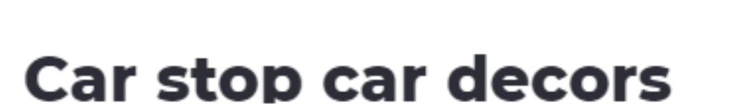 Car Stop Car Decors - Moula Ali - Hyderabad