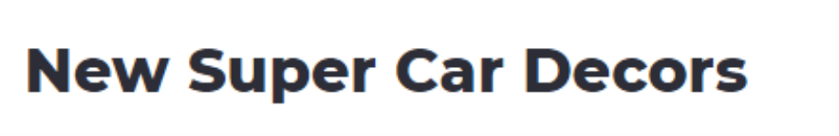 Sony Car Decors - Langar House - Hyderabad