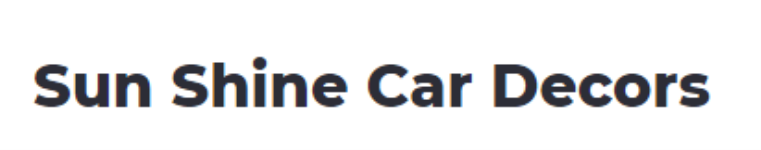 Sun Shine Car Decors - Secunderabad - Hyderabad