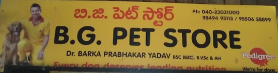 Bg Pet Clinic & Pet Store - Chanda Nagar - Hyderabad
