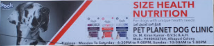 Pet Planet Dog Clinic - Kothapet - Hyderabad