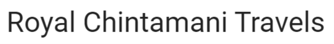 Royal Chintamani Travels - Kasba Peth - Pune