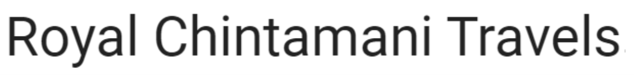 Royal Chintamani Travels - Mangalwar Peth - Pune