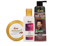 Vcare Shampoo Hair Color Brown Combo
