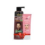 Vcare Shampoo Hair Color Triple Plus - Deep Brown