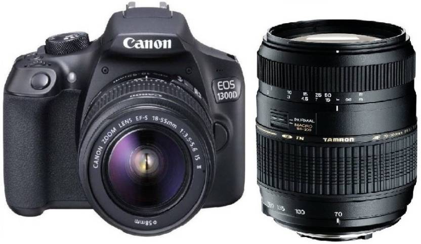 Canon 1300D DSLR Camera Body with Dual Lens Image