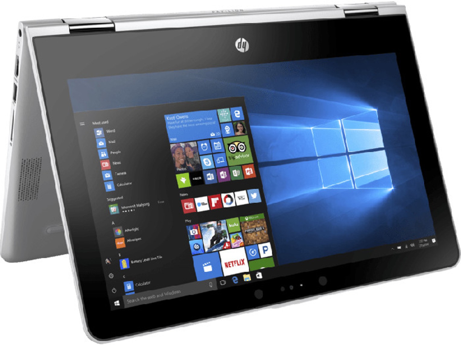 HP Pavilion x360 Core i3 8th Gen 11-ad106tu 2 in 1 Laptop Image