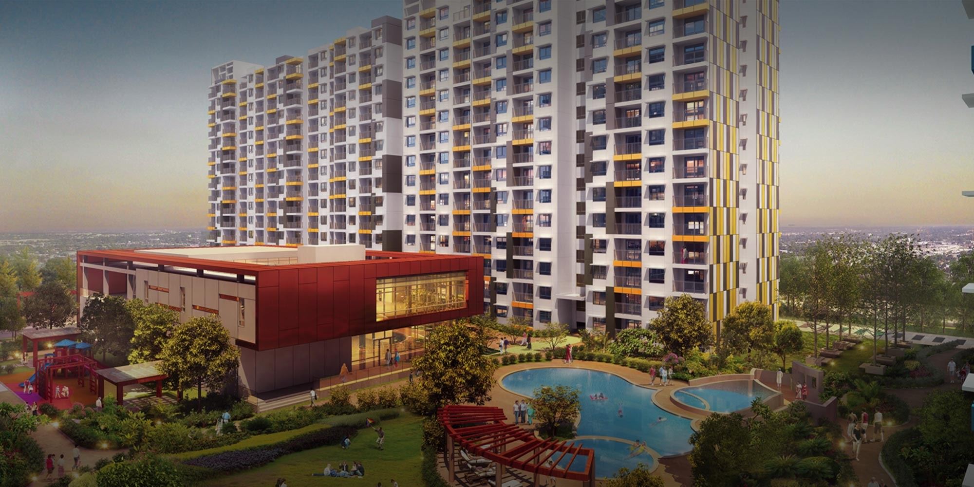 Adarsh Palm Retreat - Lakefront - Outer Ring Road - Bangalore Image